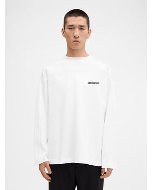 Jacquemus The New York Address Long-Sleeve T-Shirt - White