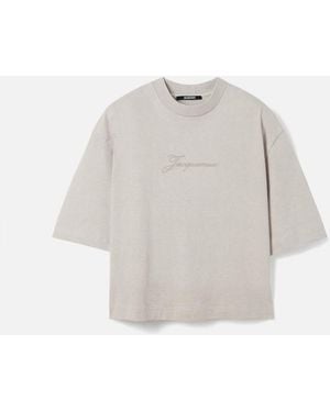 Jacquemus The Pigfor Mento T-Shirt - White