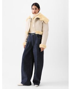 Jacquemus The Ovalo De-Nîmes Denim Trousers - Blue
