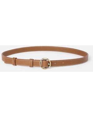 Jacquemus The Thin Salon Belt - White