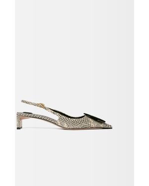 Jacquemus Slingback Basse Duelo - Bianco