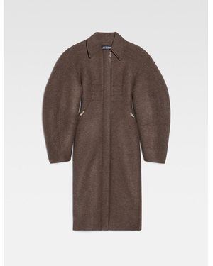 Jacquemus Le Manteau Croissant - Brown