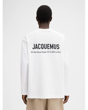 Jacquemus The London Address Long-Sleeve T-Shirt - White