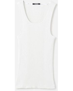 Jacquemus The Rond Carré Tank Top - White