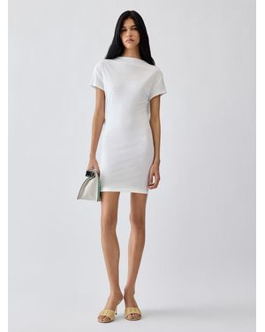 Jacquemus The Mistral Short-Sleeve Dress - White