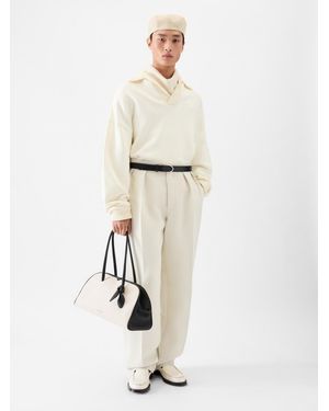 Jacquemus The Punto Long-Sleeve Polo Shirt - White