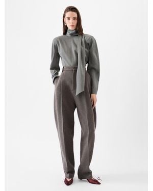 Jacquemus Blusa Chale - Grigio