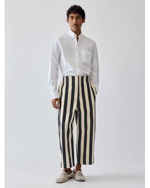 Jacquemus The Parasol De-Nîmes Denim Trousers - White