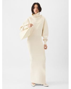 Jacquemus Das Pallone Strickkleid - Weiß