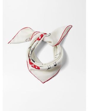 Jacquemus The Supporter Silk Scarf - White