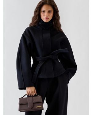 Jacquemus Die Große Bambino Genarbt - Braun