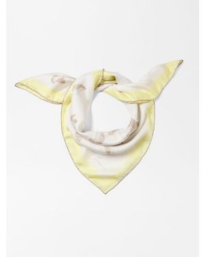 Jacquemus The Caniche Large Silk Scarf - Metallic