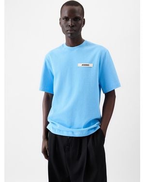 Jacquemus T-Shirt Gros Grain - Blu