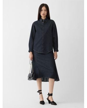 Jacquemus The Amelo De-Nîmes Denim Shirt - Blue