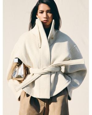 Jacquemus Der Ciro Mantel - Natural