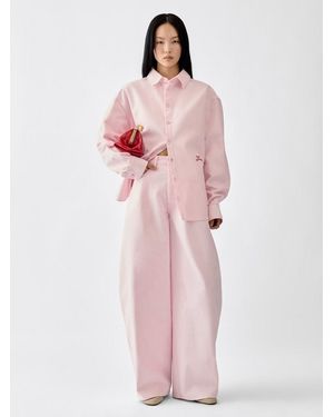 Jacquemus The De-Nîmes Ovalo Denim Trousers - Pink