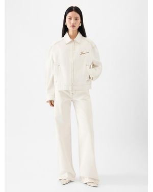 Jacquemus The Canevas De-Nîmes Denim Jacket - White