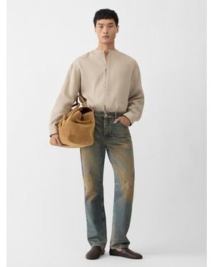 Jacquemus The Berger De-Nîmes Denim Trousers - Natural