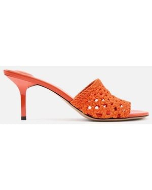 Jacquemus The Cubisto Mules - Red
