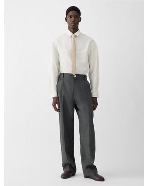 Jacquemus The Linen Croisière Trousers - White