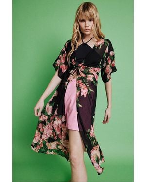 Jayley Silk Blend Dress Size: M (Uk 12) - Green