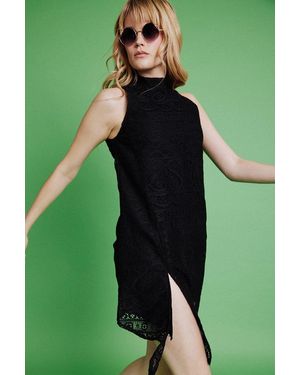 Jayley Silk Cotton Modacrylic Dress Size: M (Uk 12) - Green