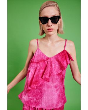 Jayley Love Herb Ruffle Cami Top - Green