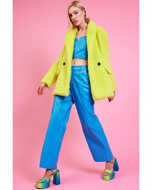 Jayley Eco Leather Trousers - Pink