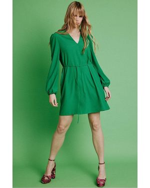 Jayley Silk Blend Dress - Green