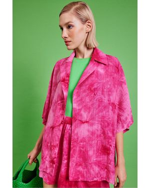 Jayley Love Herb Overshirt Shirt - Pink
