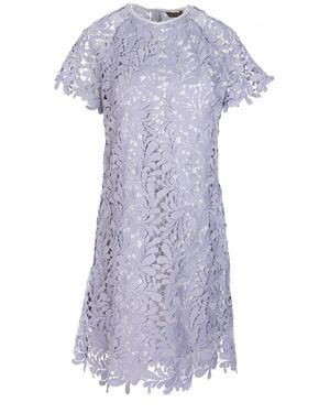 Jayley Vintage Lace Dress Size: M (Uk 12) - Purple