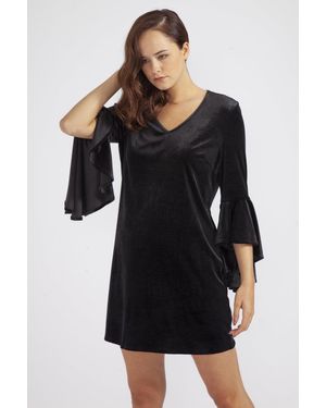 Jayley Velvet Dress - Black
