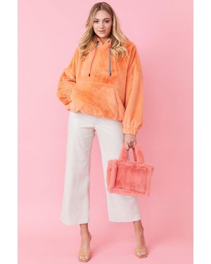 Jayley Faux Fur Hoodie - Pink