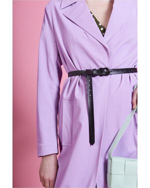 Jayley Rosie Genuine Leather Belt - Purple