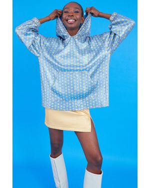 Jayley And Sequin Hoodie - Blue