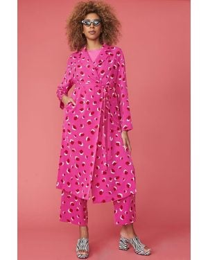 Jayley Silk Blend Sorrento Maxi Dress - Pink