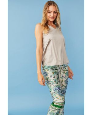 Jayley Silk Blend Cami Top Size: Xl (Uk 16) - Blue