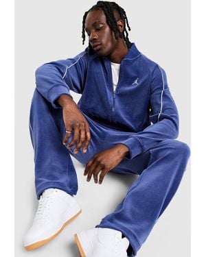 Nike Velour Track Top - Blu