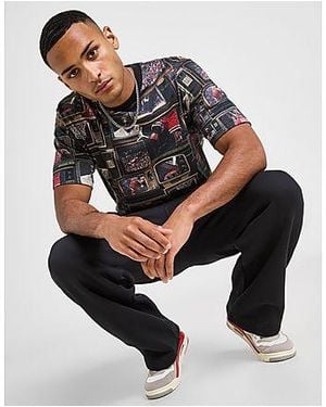 Nike All Over Print Graphic Print T-shirt - Black