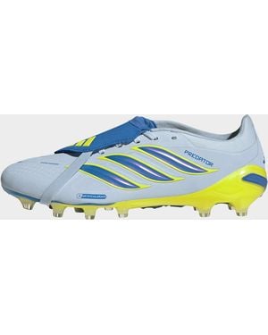 adidas Womens Scarpa Da Calcio Predator Pro Con Linguetta Ripiegabile Per Superfici IN Erba Artificiale - Blu
