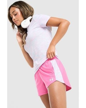 Under Armour Womens Tech Play Up Shorts - Rosa