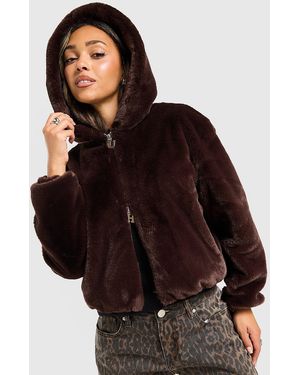 Unlike Humans Womens Beau Jacket - Marrone