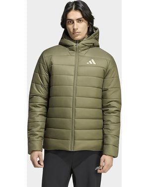 adidas Mens Giacca Con Cappuccio Terrex Multi Essentials Climawarm Insulated - Verde