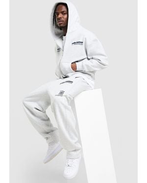Unlike Humans Sweat À Capuche Zippé Highgrade - Blanc