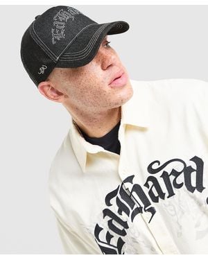 Ed Hardy Womens Cappellino Diamante Gothic Trucker - Nero