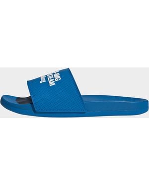 adidas CIABATTE ADILETTE MERCEDES AMG PETRONAS F1 TEAM CONFORTEVOLI - Blu