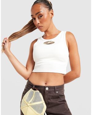 Von Dutch Womens Canotta Logo - Bianco