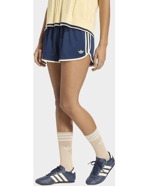 adidas Womens Short 3s Mesh Sprinter - Blu