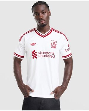 adidas Originals Mens Liverpool FC 2026/27 Away Shirt - Bianco