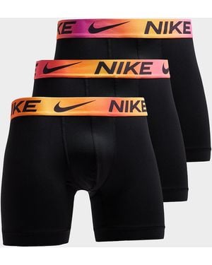 Nike Mens Confezione Da 3 Boxer In Microfibra - Blu